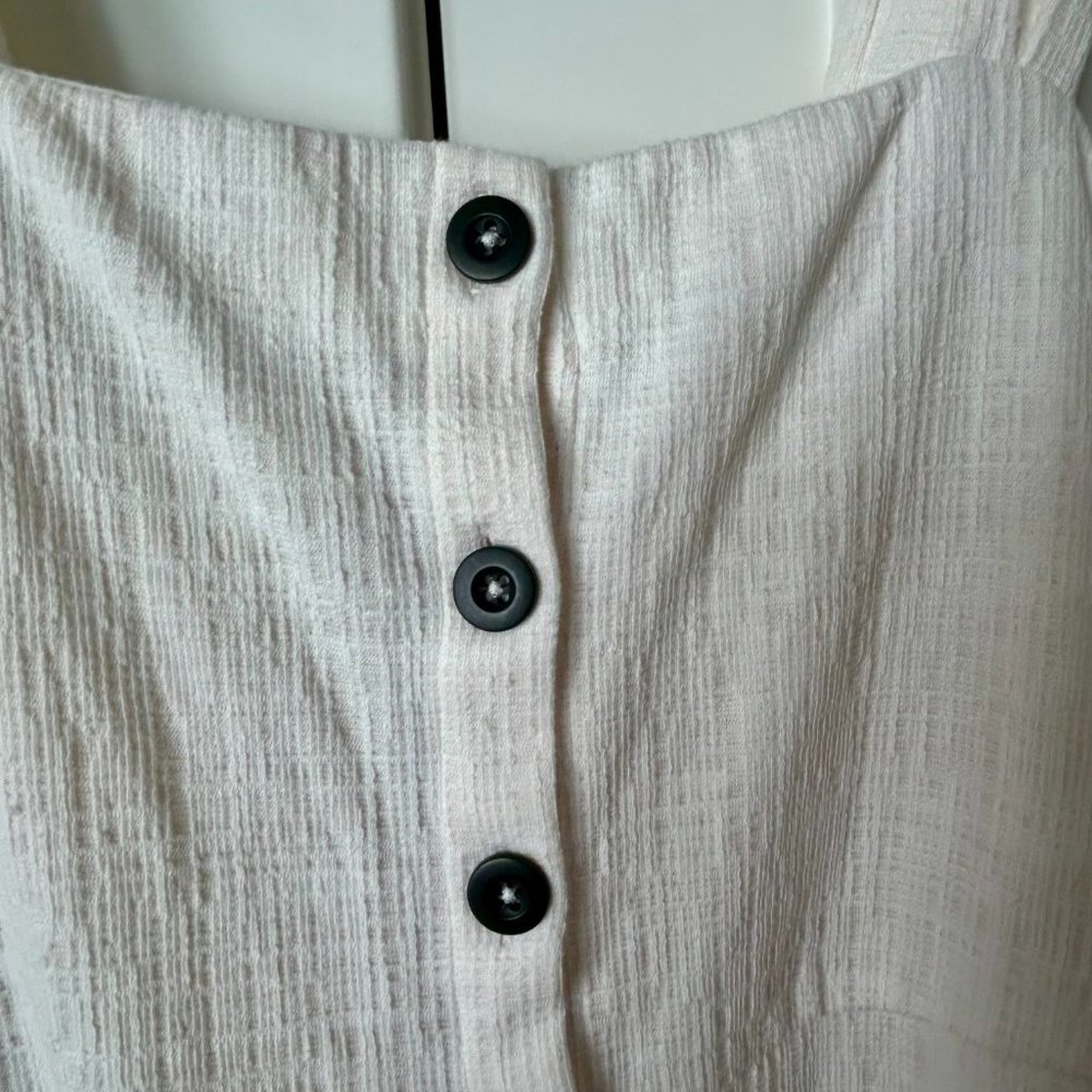 Nwt Madewell Texture & Thread Button-Front Tank D… - image 2